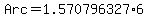 +Arc++=+1.570796327%2A6+
