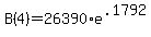 +B%284%29+=+26390%2Ae%5E.1792+