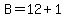 +B=12%2B1+