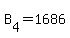 +B%5B4%5D+=+1686+