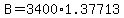 +B+=+3400%2A1.37713+