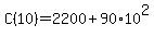 +C%2810%29+=+2200+%2B+90%2A10%5E2+