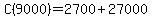 +C%289000%29+=+2700%2B+27000