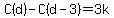 +C%28d%29+-+C%28d-3%29+=+3k+