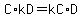 +C%2AkD+=+kC%2AD+
