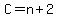 +C=n%2B2