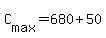 +C%5Bmax%5D+=+680+%2B+50+