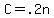 +C+=+.2n+