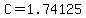 +C+=+1.74125+