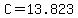+C+=+13.823+