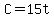 +C+=+15t+