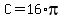 +C+=+16%2Api+