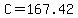 +C+=+167.42+