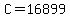 +C+=+16899+