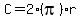 +C+=+2%28pi%29r+