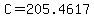 +C+=+205.4617+
