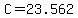 +C+=+23.562+