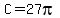 +C+=+27pi+