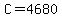 +C+=+4680+