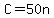 +C+=+50n+