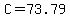 +C+=+73.79+