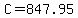 +C+=+847.95+