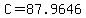 +C+=+87.9646+