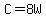 +C+=+8W+