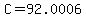 +C+=+92.0006+