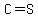 +C+=+S+