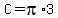+C+=+pi%2A3+