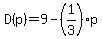 +D+%28p%29=+9+-%281%2F3%29p