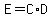 +E=C%2AD