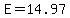 +E+=+14.97+