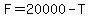 +F+=+20000+-+T