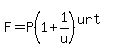 +F+=+P%281%2B1%2Fu%29%5E%28urt%29+