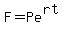 +F+=+Pe%5E%28rt%29+