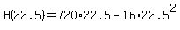 +H%2822.5%29+=+720%2A22.5+-+16%2A22.5%5E2+