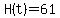 +H%28t%29+=+61+