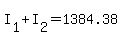 +I%5B1%5D+%2B+I%5B2%5D+=+1384.38+