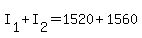 +I%5B1%5D+%2B+I%5B2%5D+=+1520+%2B+1560+