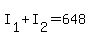 +I%5B1%5D+%2B+I%5B2%5D+=+648+
