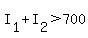 +I%5B1%5D+%2B+I%5B2%5D+%3E+700+