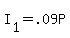 +I%5B1%5D+=+.09P+
