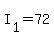 +I%5B1%5D+=+72+