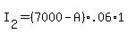 +I%5B2%5D+=+%28+7000+-+A+%29%2A.06%2A1+