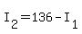 +I%5B2%5D+=+136+-+I%5B1%5D+