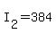 +I%5B2%5D+=+384+