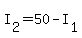 +I%5B2%5D+=+50+-+I%5B1%5D+