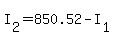 +I%5B2%5D+=+850.52+-+I%5B1%5D+